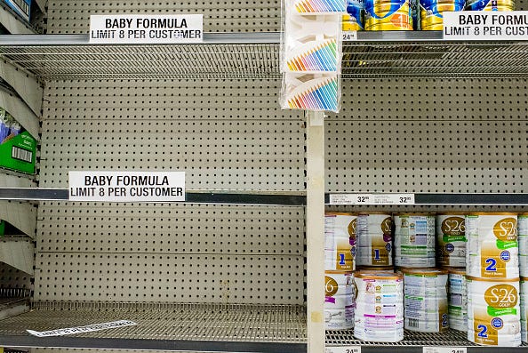 Baby formula.