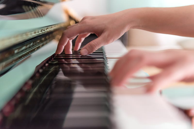Piano playing