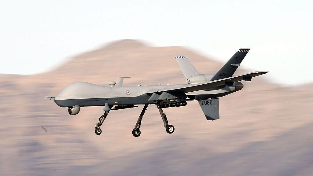 Russian fighter jet brings down US drone