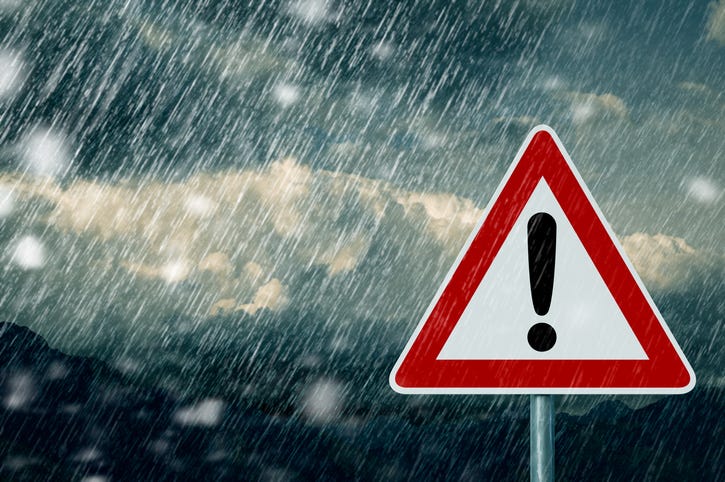 Flash flood warning