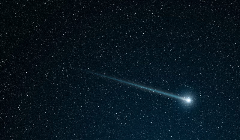 Stock image of comet