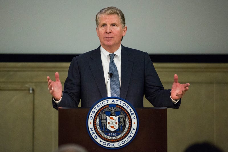Manhattan District Attorney Cyrus Vance, Jr. speaks at a symposium.