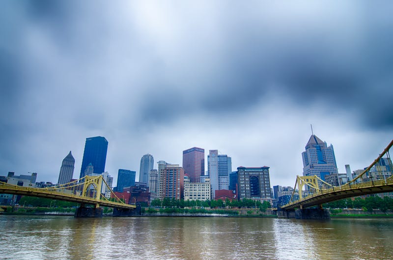 Stormy day in Pittsburgh