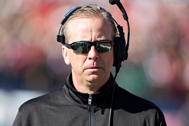 Head Coach Todd Monken of the Southern Miss Golden Eagles on the sidelines during a game against the WKU Hilltoppers at Houchens-Smith Stadium on December 5, 2015 in Bowling Green, Kentucky. The Hilltoppers defeated the Golden Eagles 45-28. 