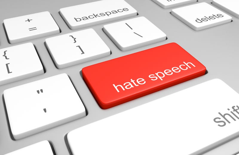 Hate speech on computer