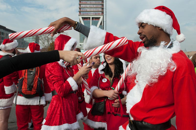 Children all across the metro will help Santa find his candy canes.