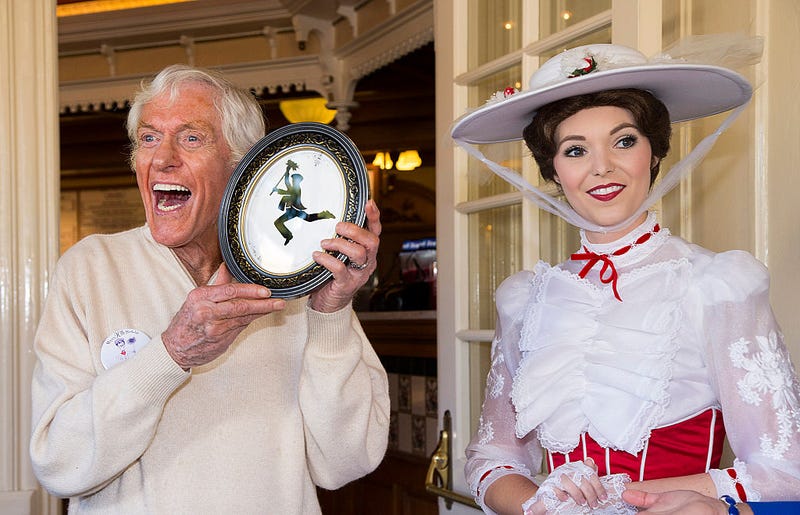 Dick Van Dyke With Mary Poppins