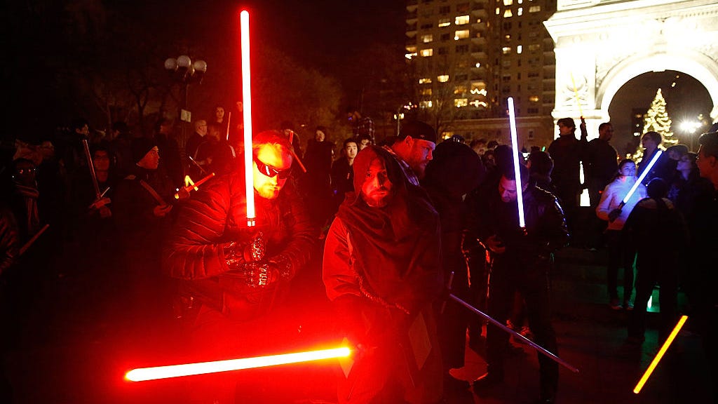 ‘Star Wars’ fan creates real-life retractable lightsaber that can cut through steel