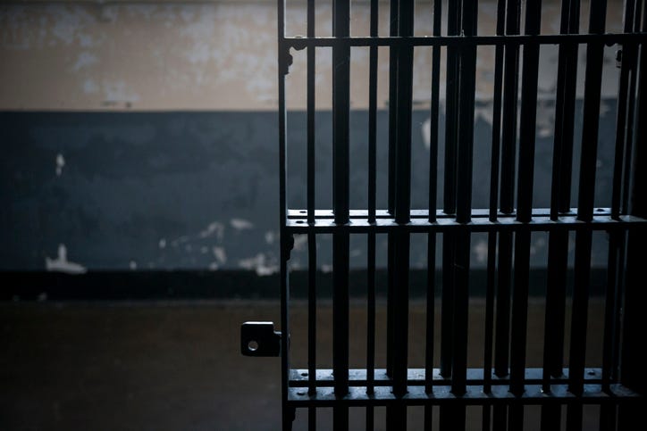 Jail cell. 