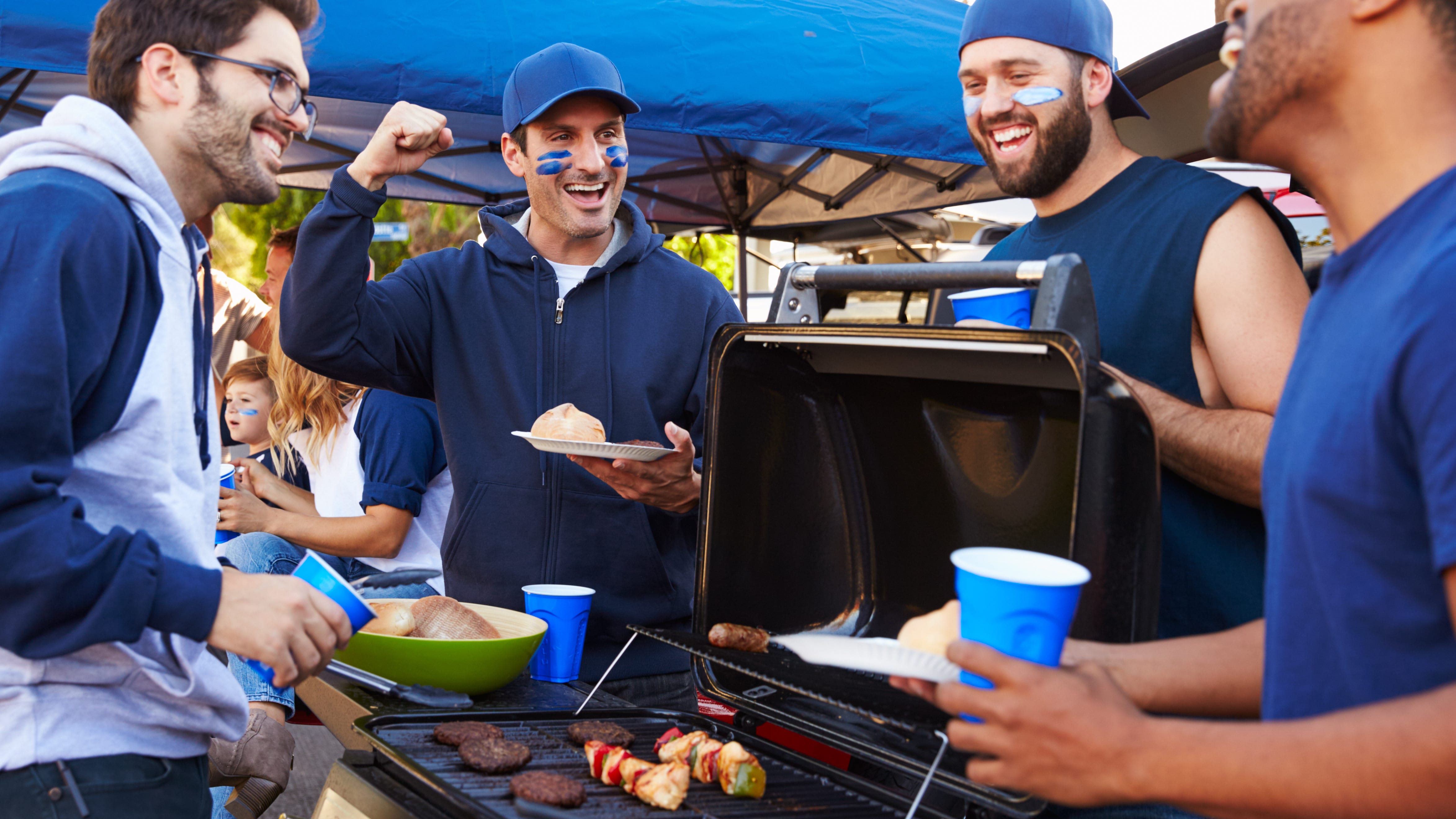 Tailgate disaster: Open grill scorches cars, brings out dozens of firefighters