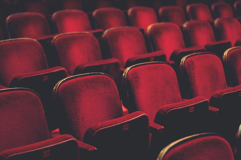 Empty theater seats