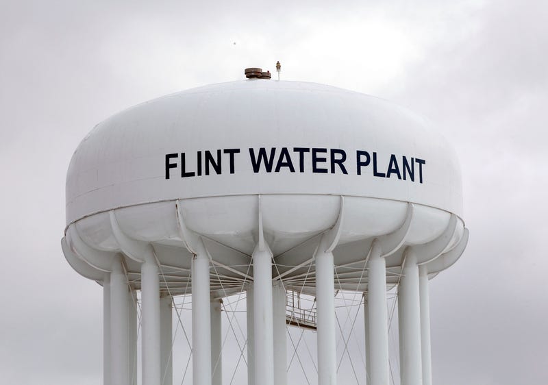 Flint Water Plant water tower