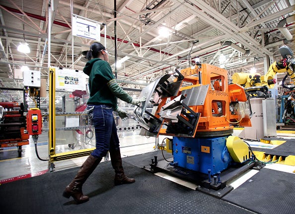 Imani Long of Redford works at the Fiat Chrysler Automobiles US Warren Stamping Plant