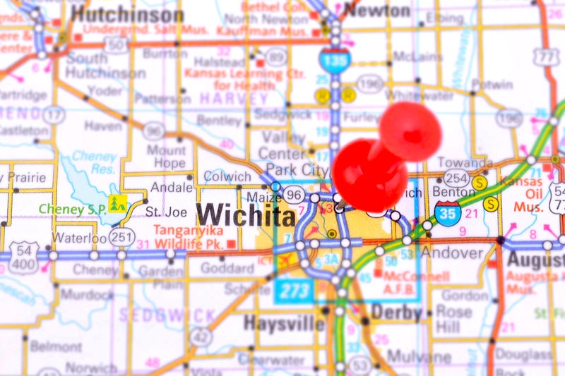 Wichita on the map