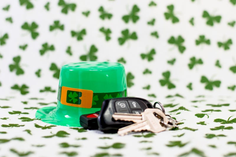 Drinking and driving St. Patrick's Day. 