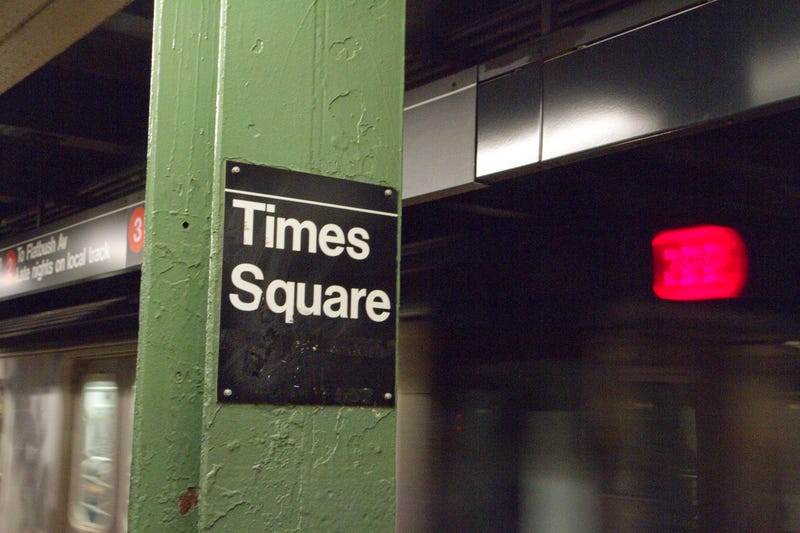 The victim was stabbed around 2 a.m. aboard a 1 train at the Times Square–42nd Street station