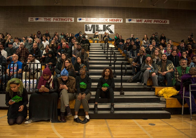 Patrick Henry High School in Minneapolis, one of the district's public schools which are being targeted by the Department of Justice for their hiring practices.