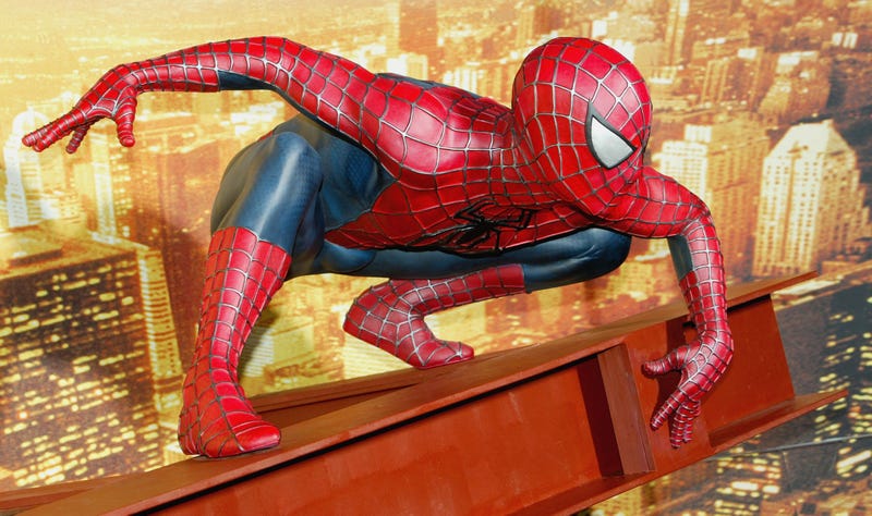Interactive Spider-Man 2 attraction is unveiled at Madame Tussauds on July 15, 2004 in London.