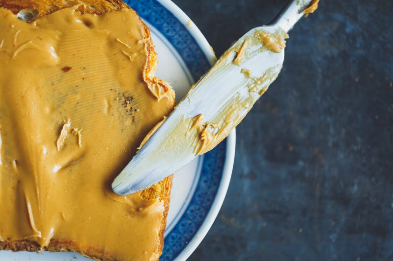 Peanut butter on bread
