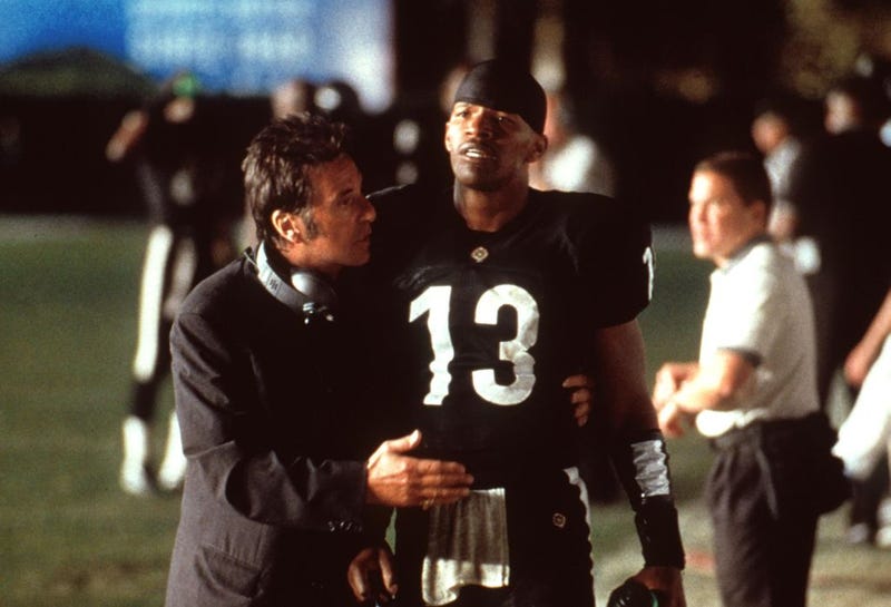 1999 Al Pacino And Jamie Foxx Stars In The Movie "Any Given Sunday."