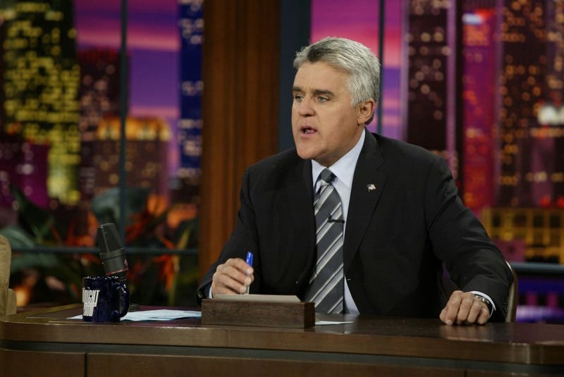 Jay Leno hosts 'The Tonight Show' on the show's 50th anniversary.