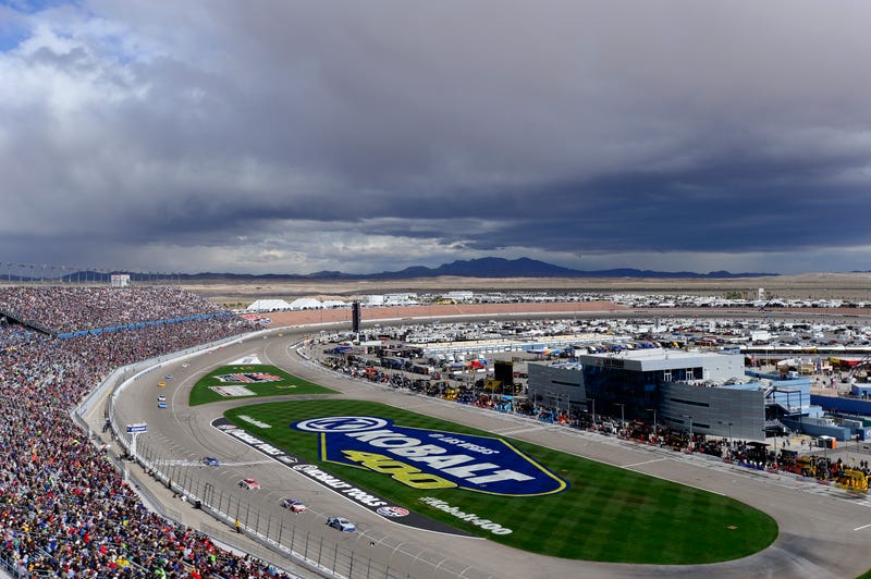Aerial view of the Las Vegas Motor Speedway