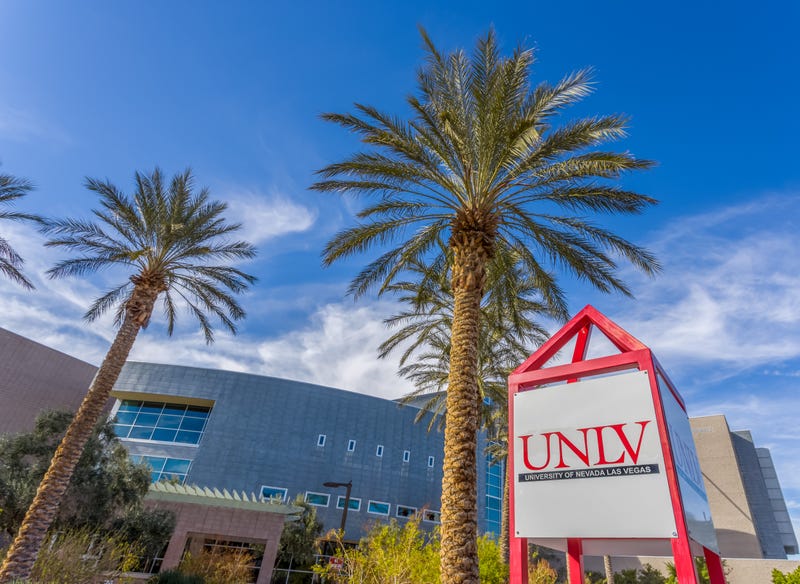 The central campus at the University of Nevada, Las Vegas on Campus of University of Nevada, Las Vegas.