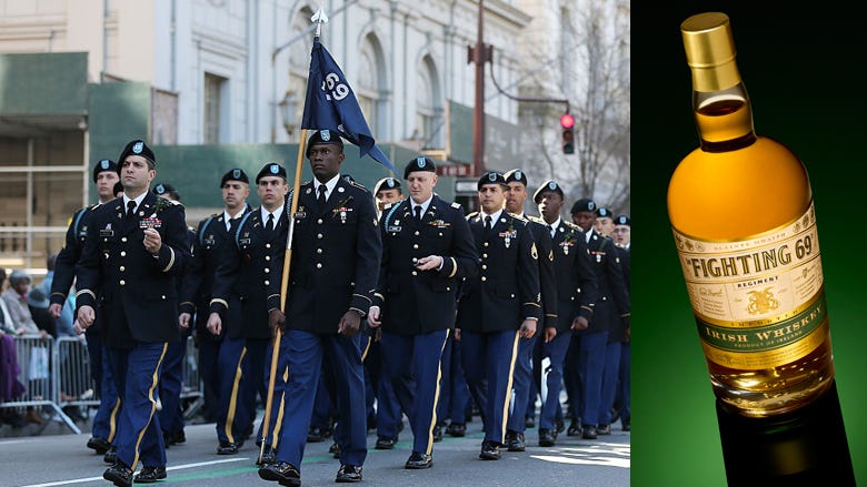 Sláinte! NY National Guard's Fighting 69th will kick off St. Pat's Parade with whiskey toast