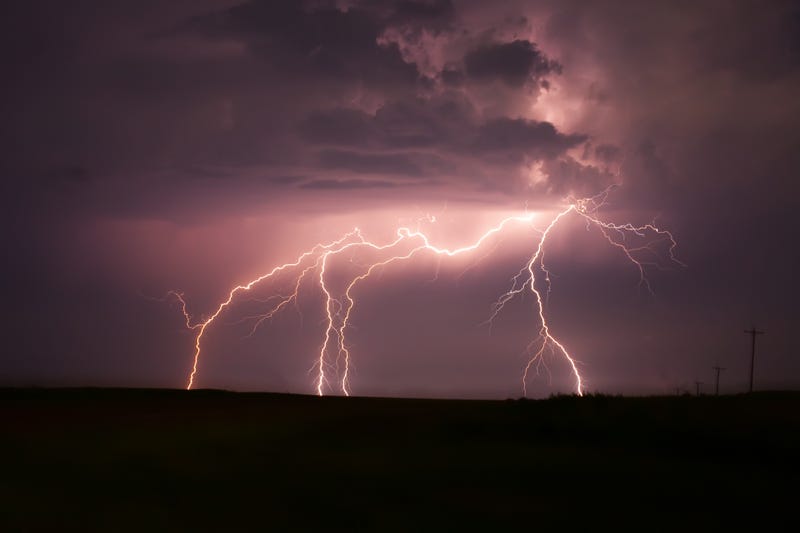 Storms roll across south-central Kansas