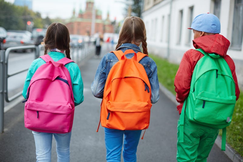 Kids return to school