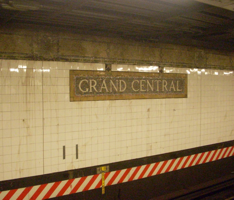 A woman was struck on the 7 line at the Grand Central–42nd Street station on Tuesday night, police said