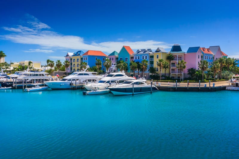Boats Docked in The Bahamas