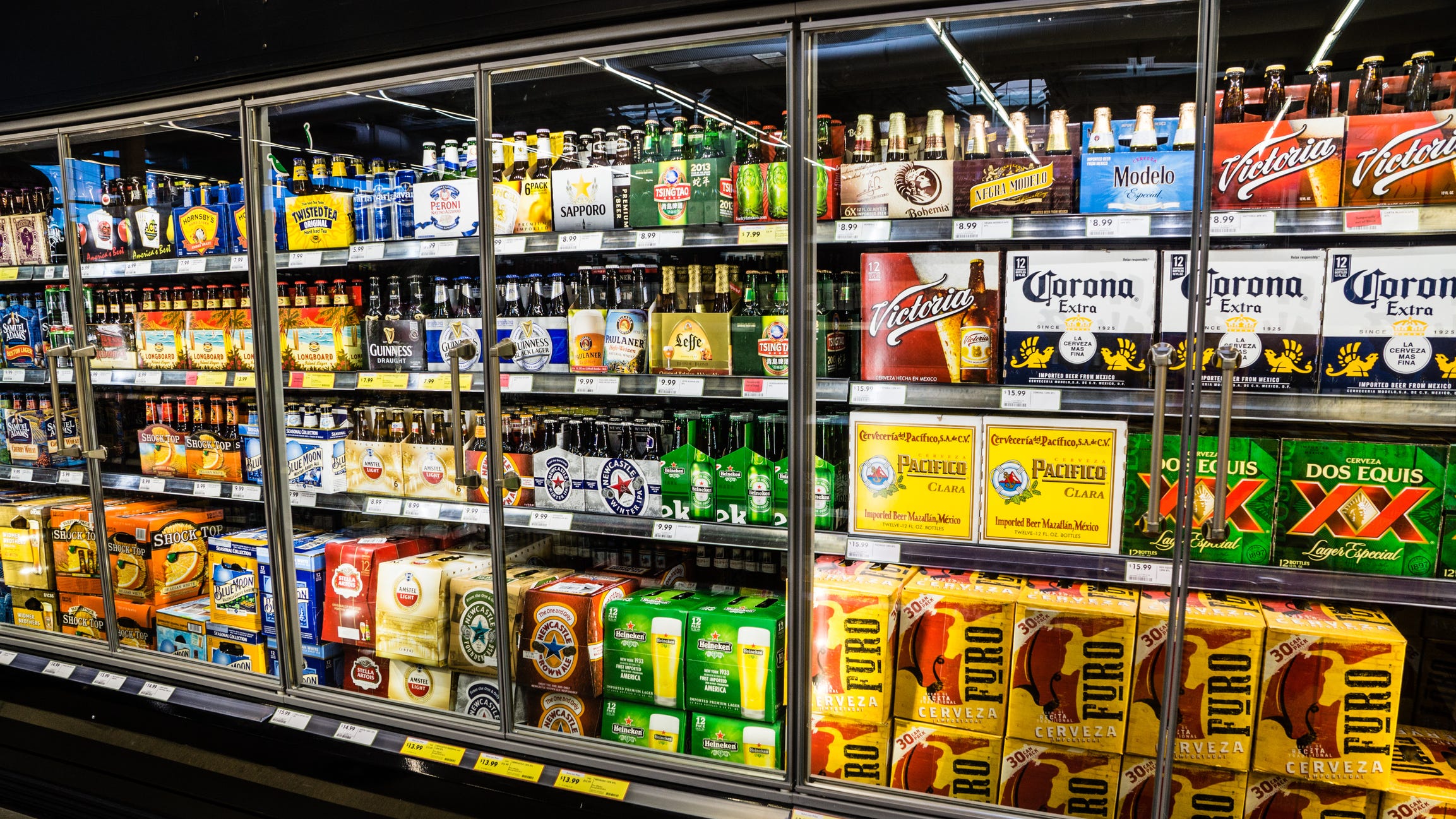 America's five most popular beers revealed