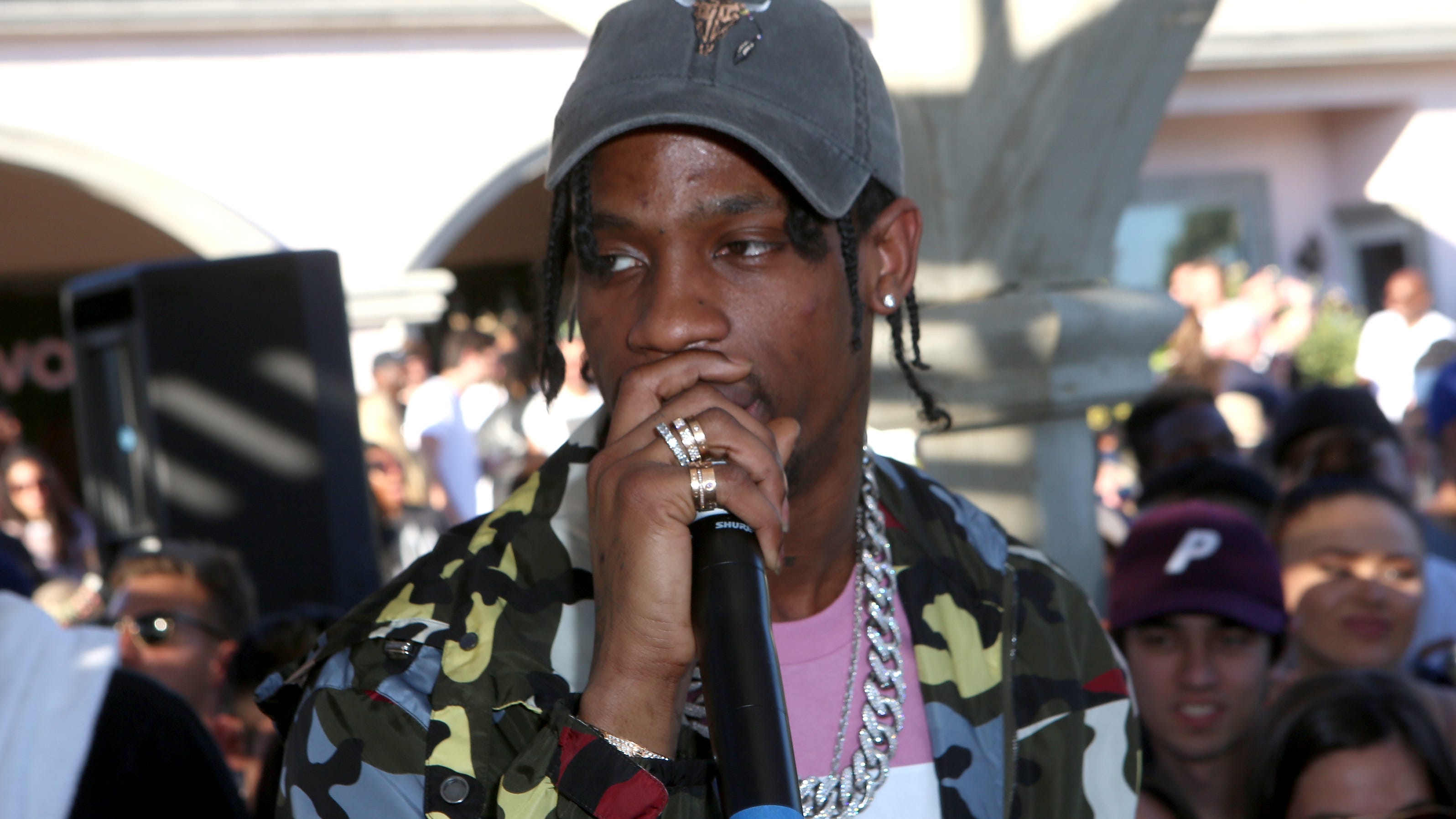 Travis Scott stops concert over crowd safety concerns