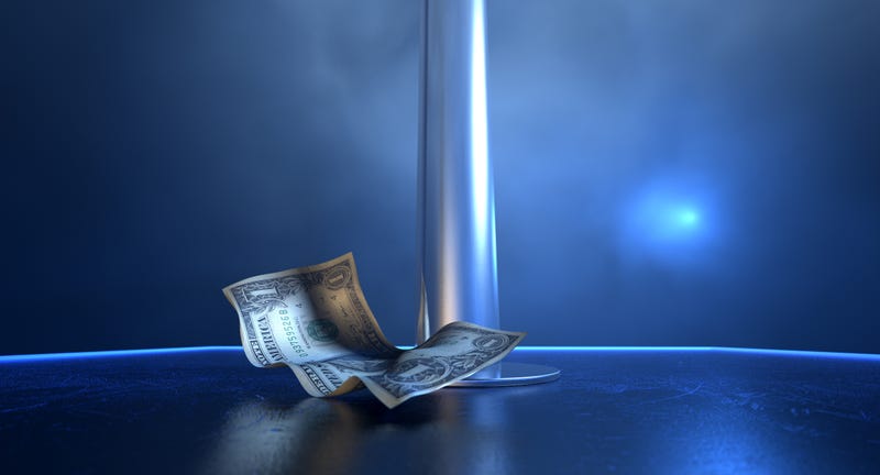 strip club dollar on stage