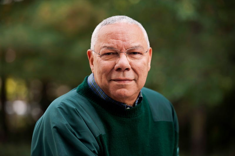 Colin Powell at his home in Virginia. Powell is an American statesman and a retired four-star general in the United States Army. He was the 65th United States Secretary of State, serving under U.S. President George W. Bush from 2001 to 2005, the first African American to serve in that position.