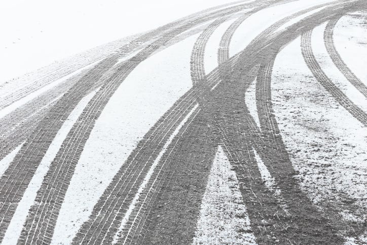 icy pavement