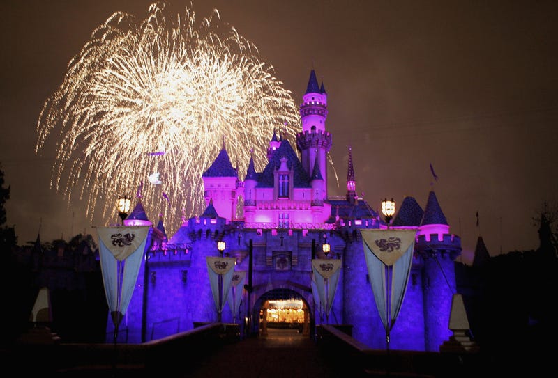 ANAHEIM, CA - MAY 4: Fireworks explode over The Sleeping Beauty Castle as part of the Disney Premiere of "Remember...Dreams Come True" the biggest firework display in Disneylands history during the Disneyland 50th Anniversary Celebration at Disneyland Park on May 4, 2005 in Anaheim, California.