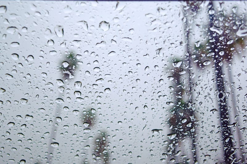 rain on window