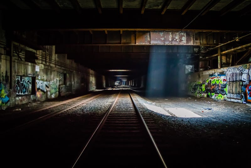 Abandoned train station