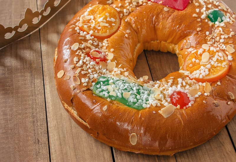 roscon de reyes para el dia de los tres magos