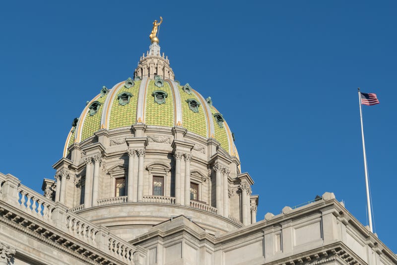 Dome of the Pa. Capitol Building in Harrisburg.