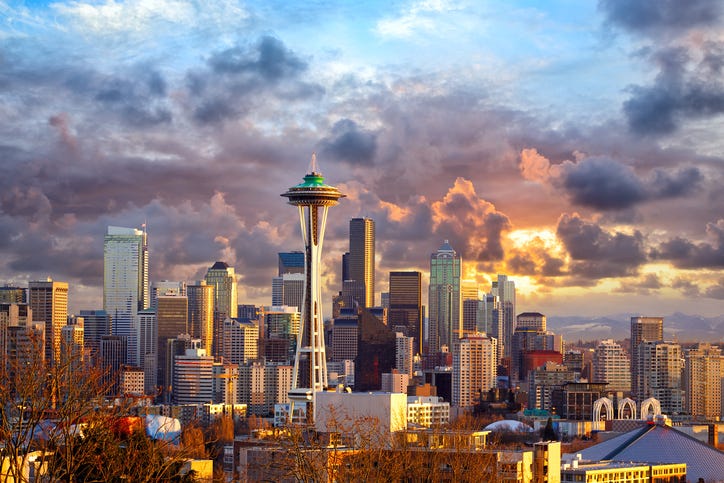 Seattle at Sunset
