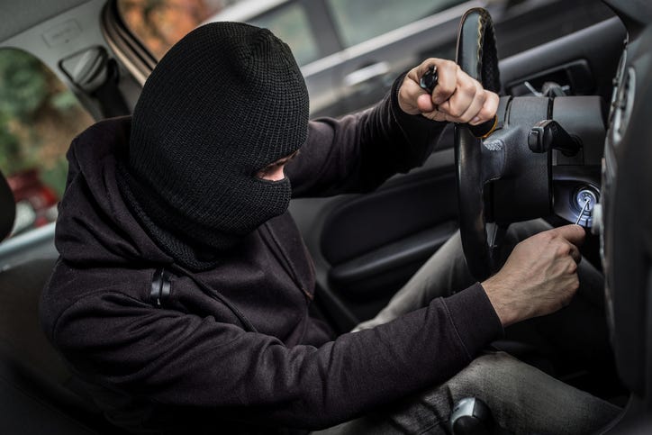 Car thief.