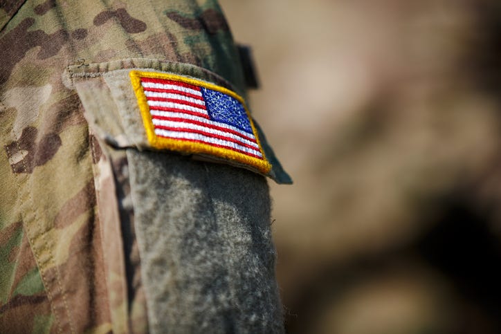 United States service member.