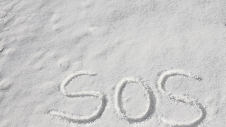 Teens save own lives by writing SOS in the snow