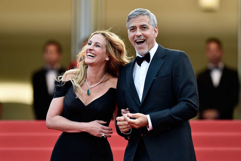 Julia Roberts and George Clooney