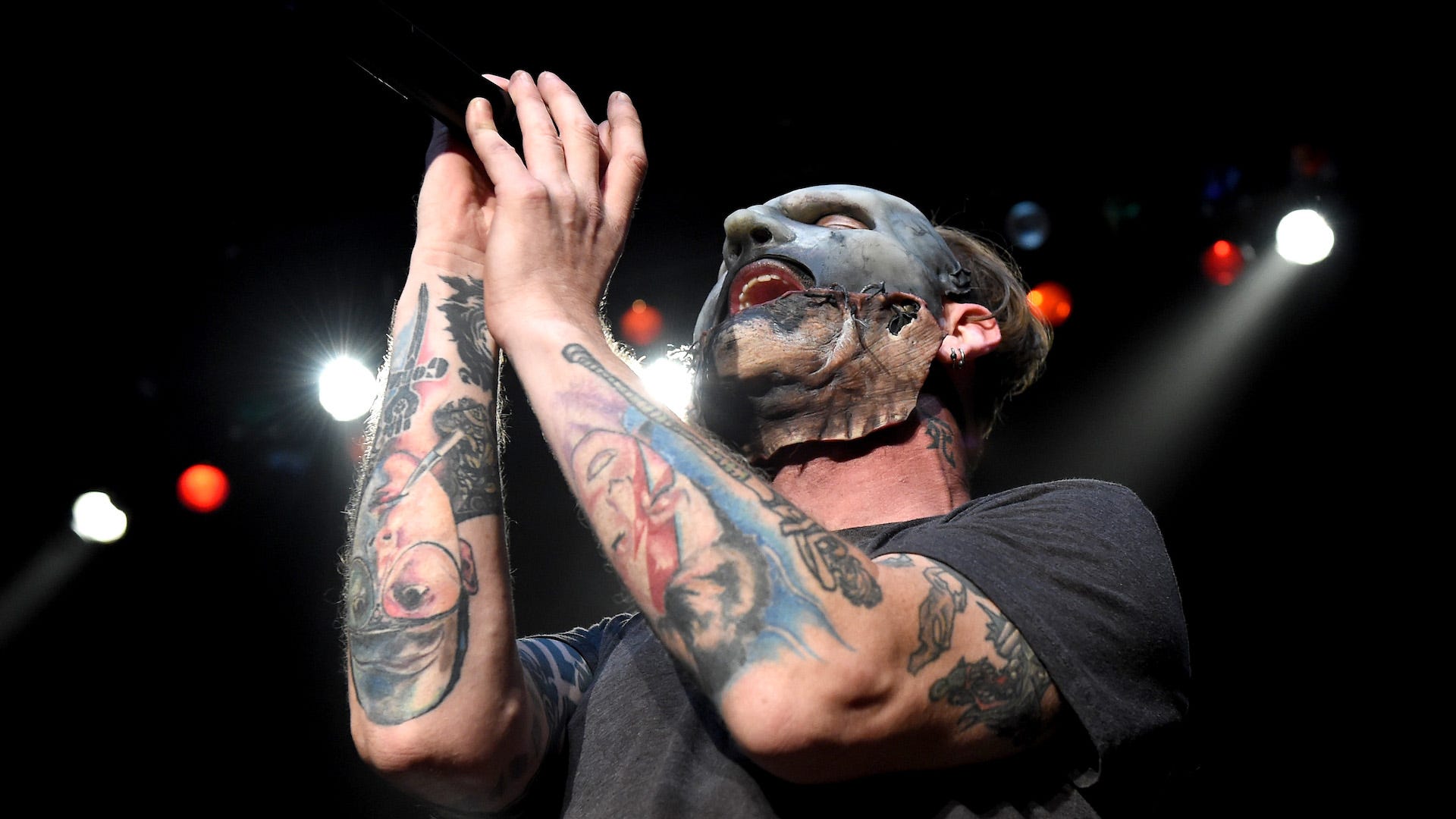 Slipknot's Corey Taylor shows off his most 'disturbing' mask yet
