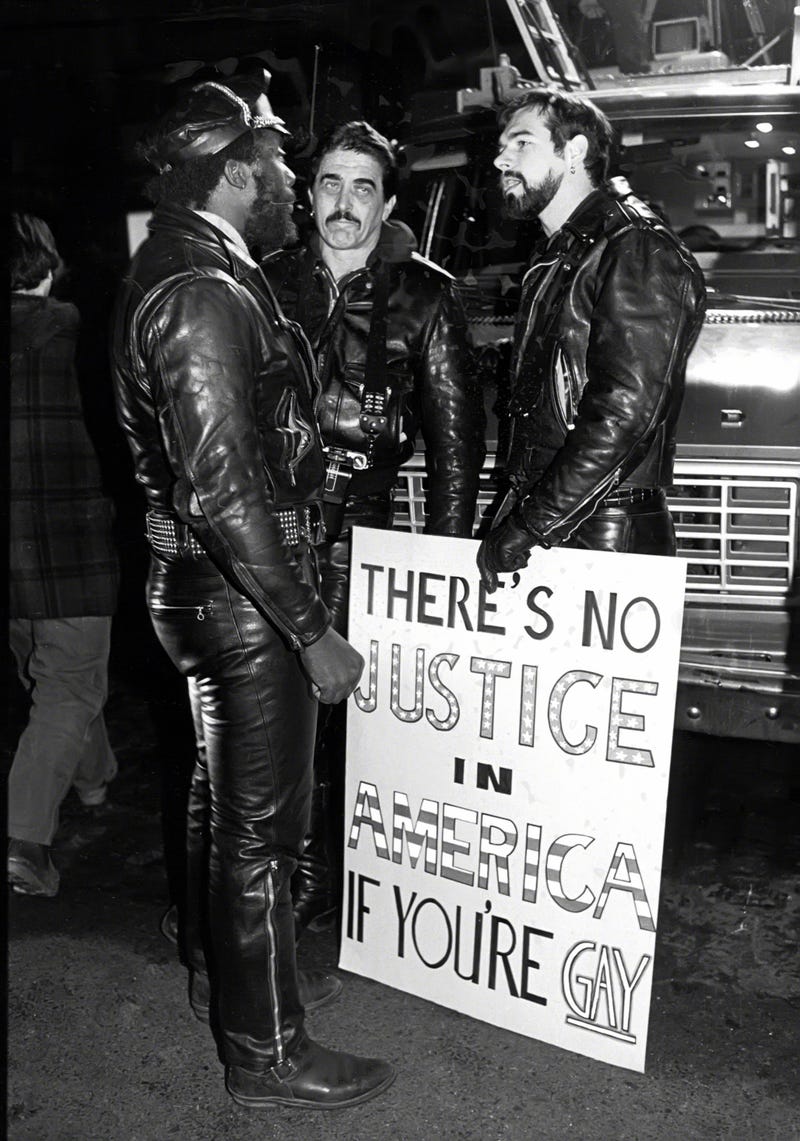 Gay rights demonstrators in New York City in 1981