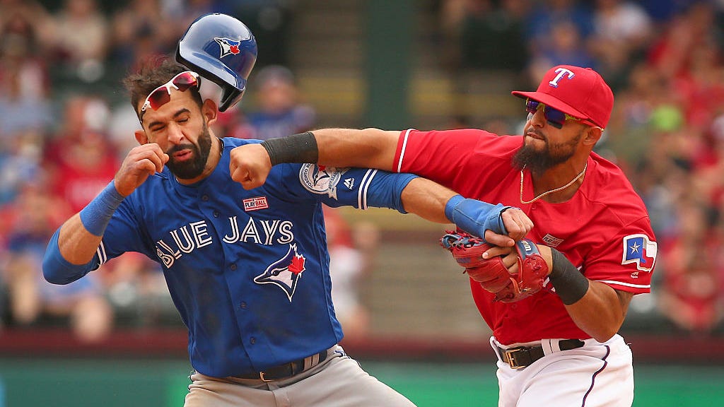 Arlington may force restaurant owner to remove mural showing Rougned Odor-Jose Bautista punch